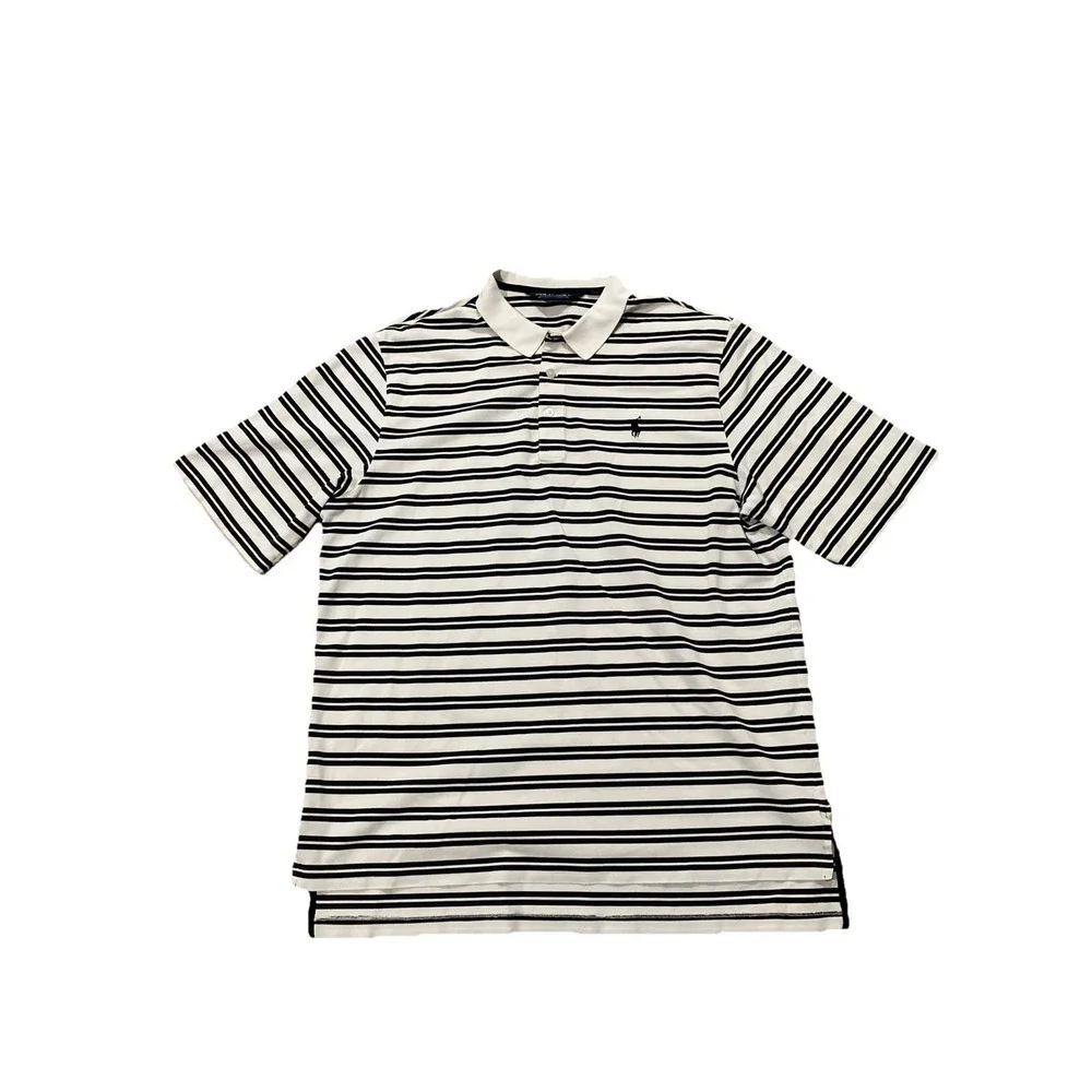 Polo Golf Ralph Lauren 100% Cotton Shirt L White/Black